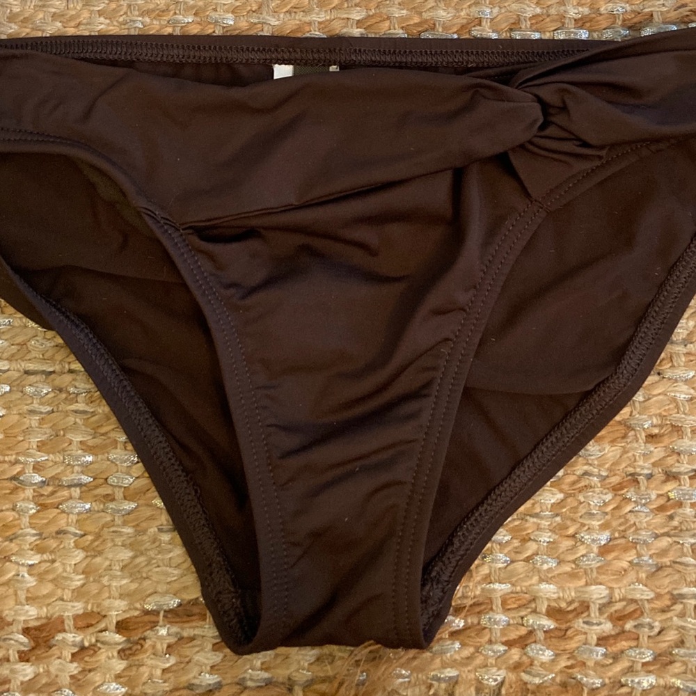 Tommy Bahama Brown Twisted Waist Bikini Bottom